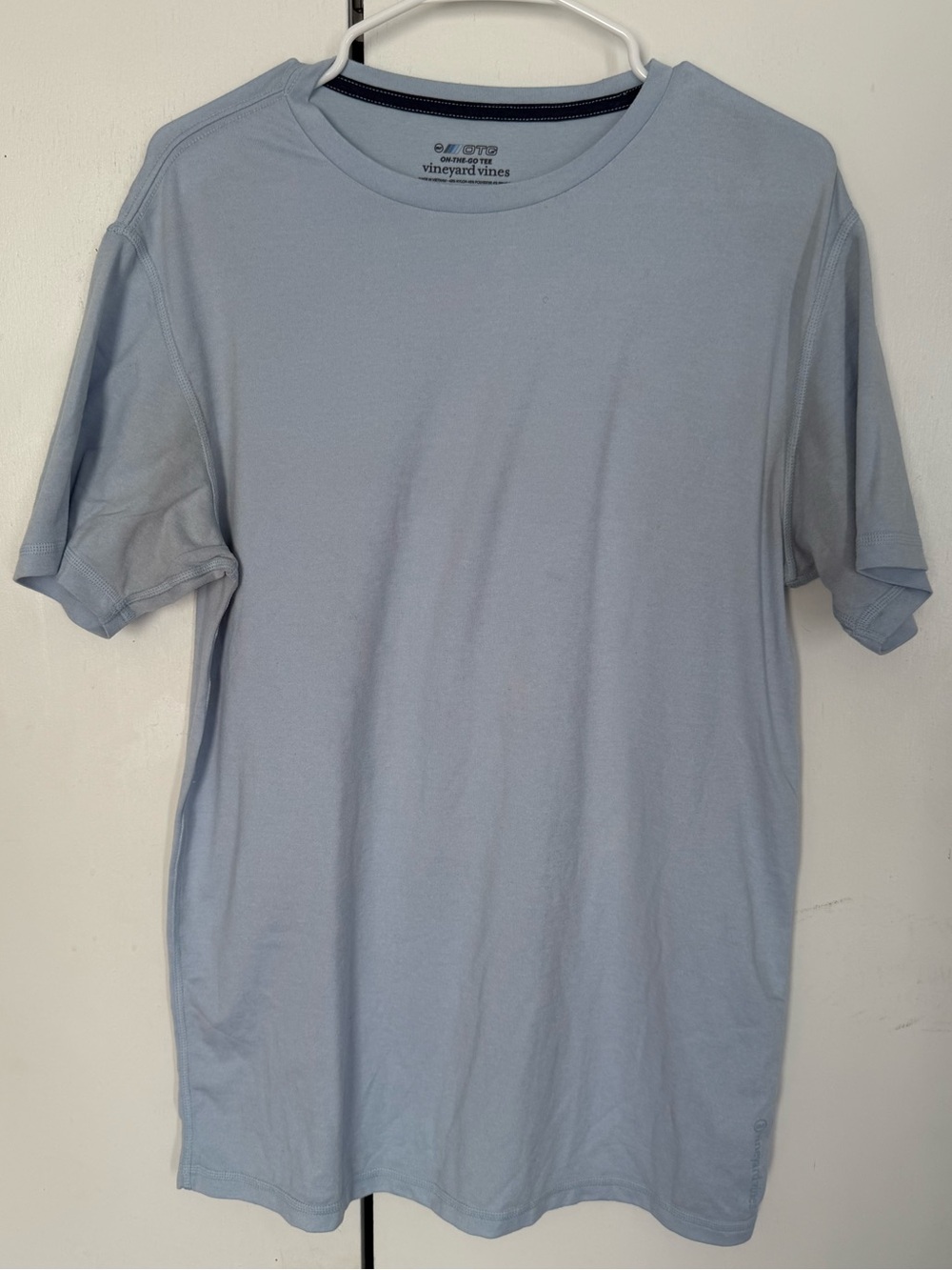 Vineyard Vines Light Blue Short Sleeve Crew Tee P12